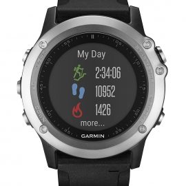 Garmin Fenix 3 HR Smartwatch GPS Multisport, Sensore Cardio al Polso, Display a Colori, Altimetro e Bussola, Nero/Grigio