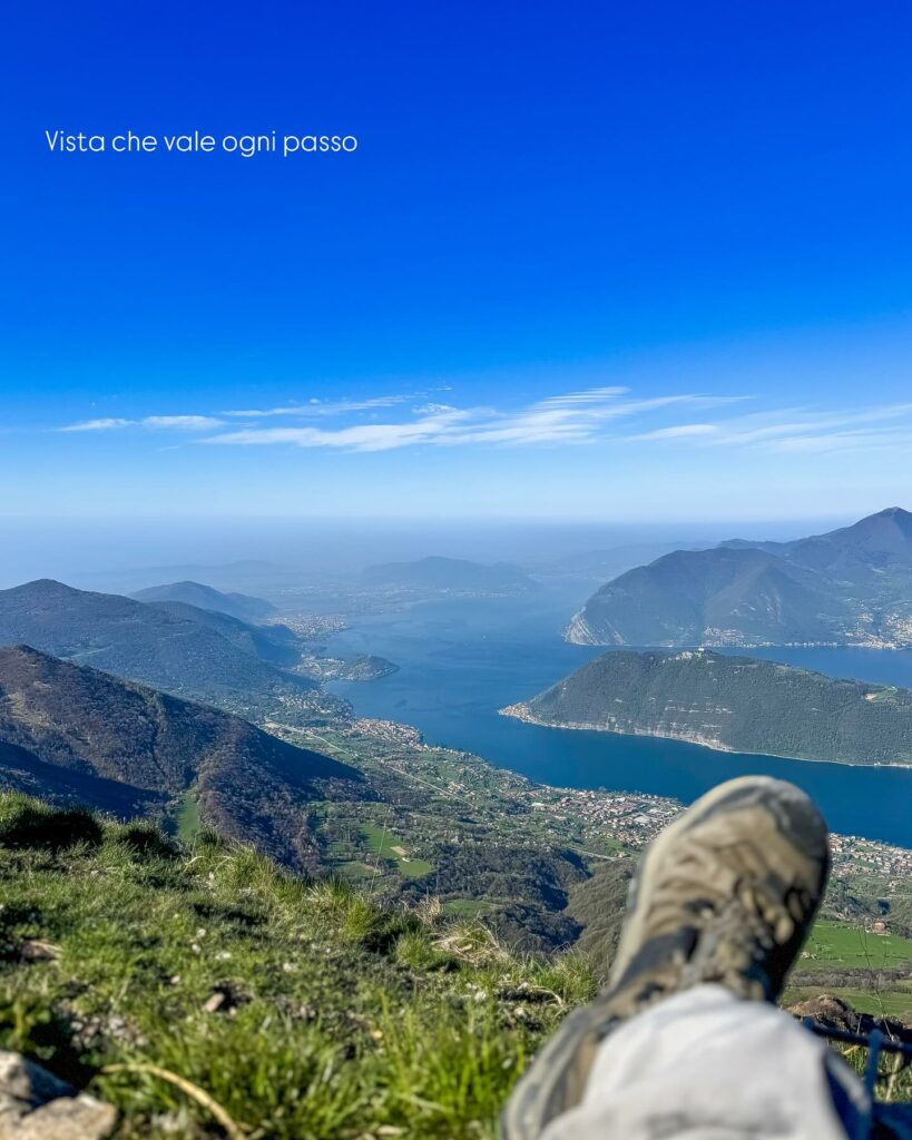 Il Lago d'Iseo dalla Punta Almana