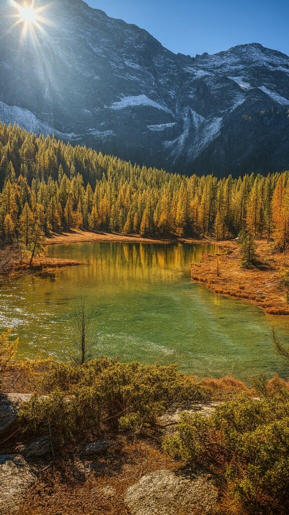 Il Lago Mufulè in autunno