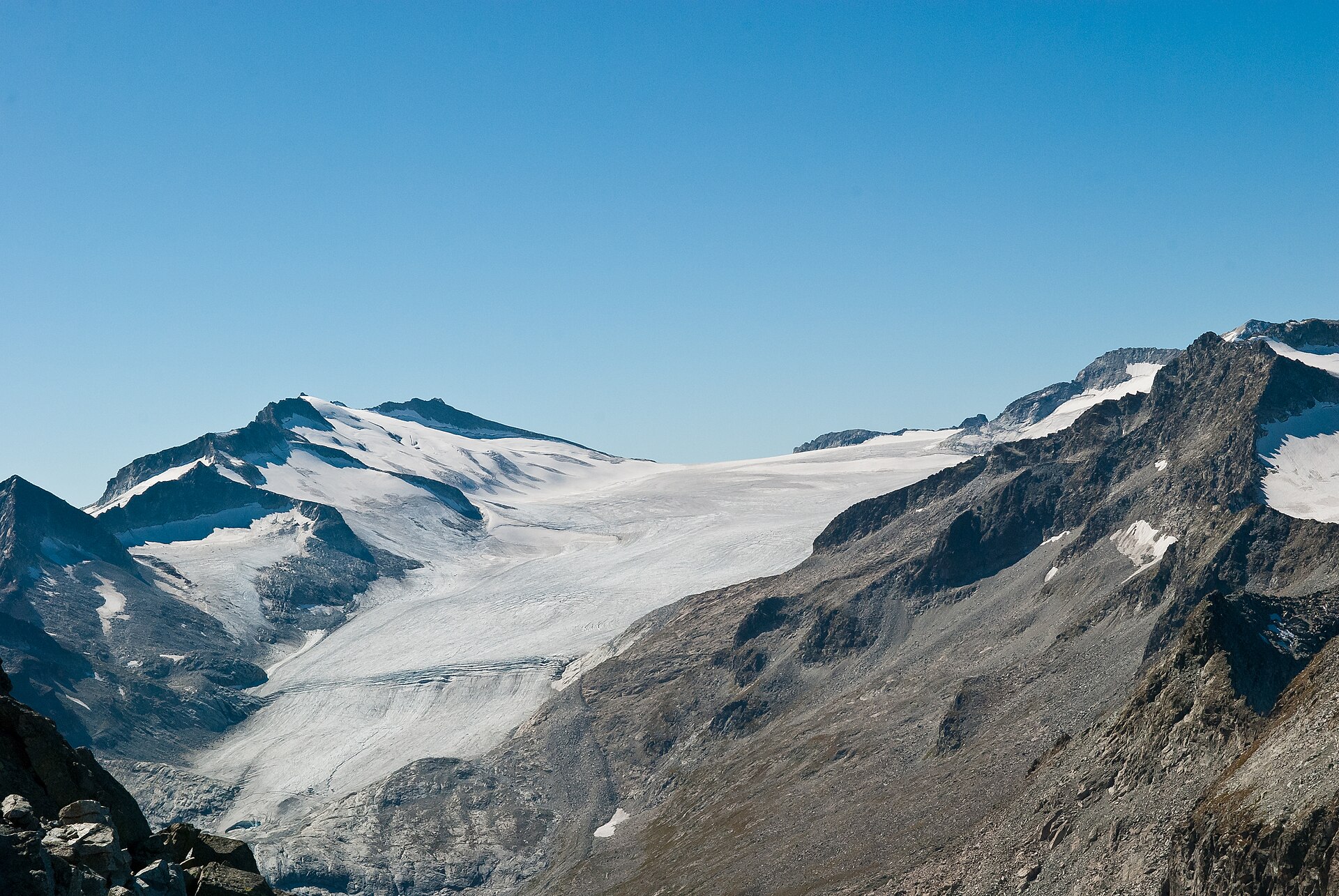 Il Pian di Neve, ghiacciaio dell'Adamello