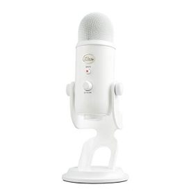 Blue Yeti Microfono Professionale USB a Condensatore Multi-Pattern, per la registrazione, Streaming, Podcasting, Broadcasting, Gaming, Voiceover e altro, Plug ‘n Play su PC e Mac, Blanco