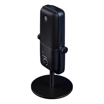 Elgato Wave:3 Microfono USB a Condensatore e Soluzione di Mixaggio Digitale, Tecnologia Anti-Clipping, Disattivazione Audio Capacitiva, Streaming e Podcasting
