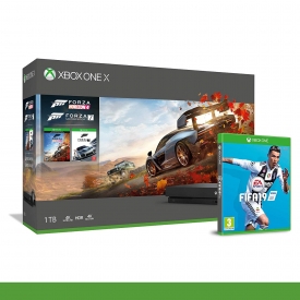 Offerta Xbox One X 1TB + Forza Horizon 4 + 14gg Xbox Live Gold + 1 Mese Gamepass [Bundle] + FIFA 19