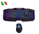 Tastiera Gaming Rii RK400 + Mouse da gioco 2000 DPI