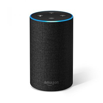 Amazon Echo (2ª generazione) – Altoparlante intelligente con integrazione Alexa – Tessuto antracite