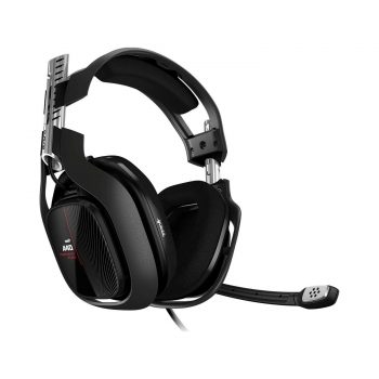 ASTRO Gaming A40 TR Cuffie Cablate, ASTRO Audio V2, Jack Audio 3.5 mm, Microfono Intercambiabile, per Xbox Series X|S, Xbox One, PS5, PS4, PC, Nintendo Switch, Mobile, Nero/Rosso