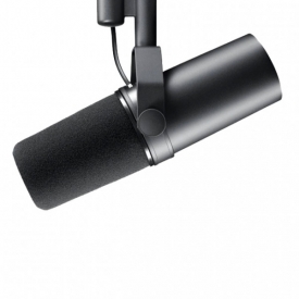 Shure SM7B Vocal Microfono Dinamico per Broadcast, Podcast e Registrazione, XLR Studio Mic per la Musica e la Parola, Wide-Range Frequenza, Costruzione Robusta, Schermo Antivento Staccabile, Nero
